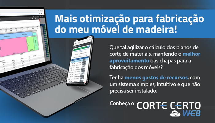 Mais otimização na fabricação do móvel de madeira