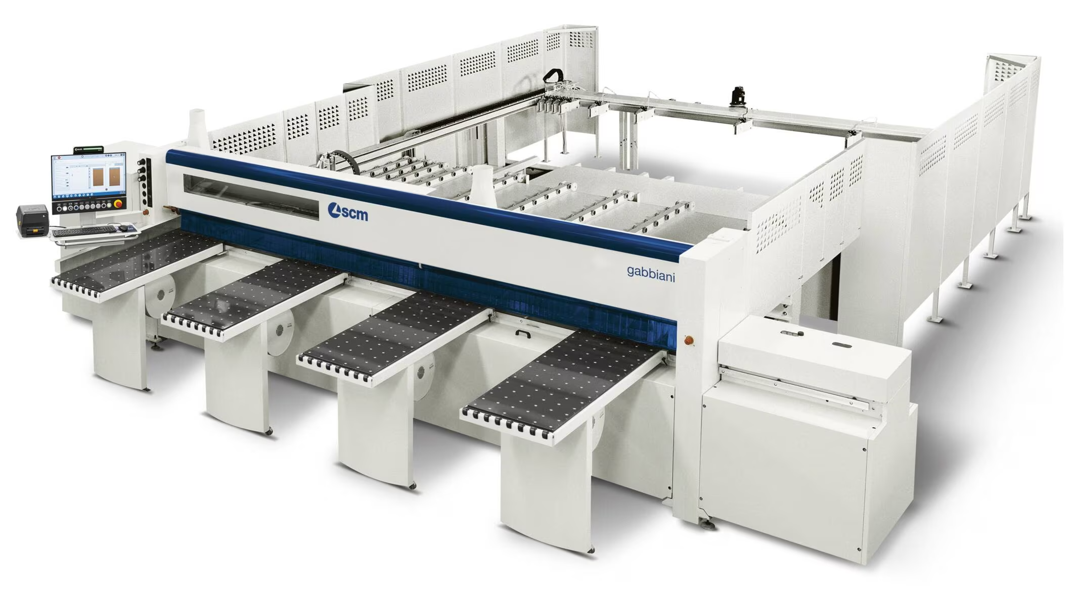 Seccionadora automática que pode utilizar plano de corte para otimizar o trabalho